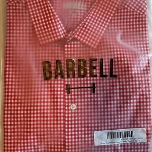 Motive short sleeve men’s shirt in red